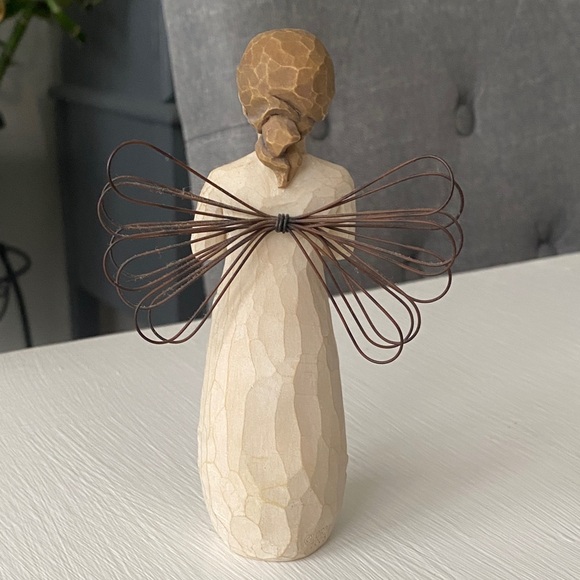Willow Tree Angel Figurine A Tree, A Prayer with Wings Strength Beauty Peace - Picture 7 of 10
